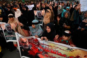 Protesta contra EEUU por muerte de Soleimani